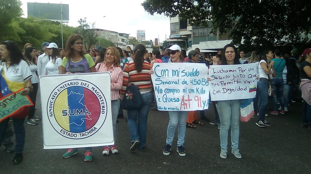 Educadores en Táchira podrían ir a paro para exigir mejoras salariales