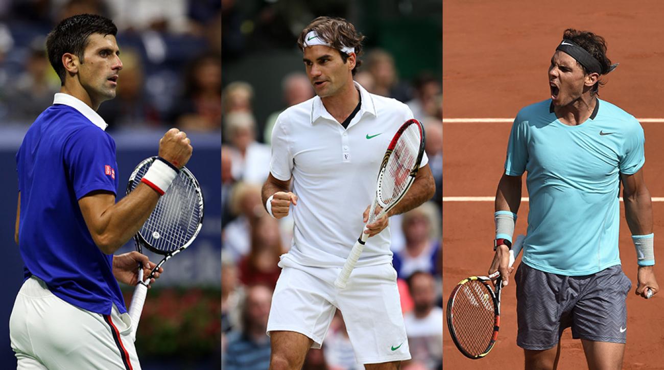 Djokovic, Nadal y Federer siguen al frente de la lista ATP