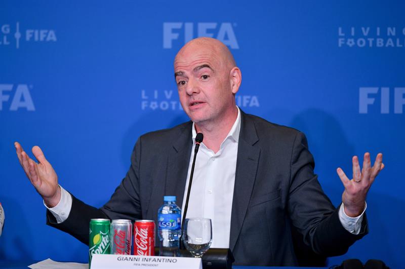 Infantino asegura que federaciones apoyan inclusión de 48 equipos en Mundial de fútbol de Catar 2022