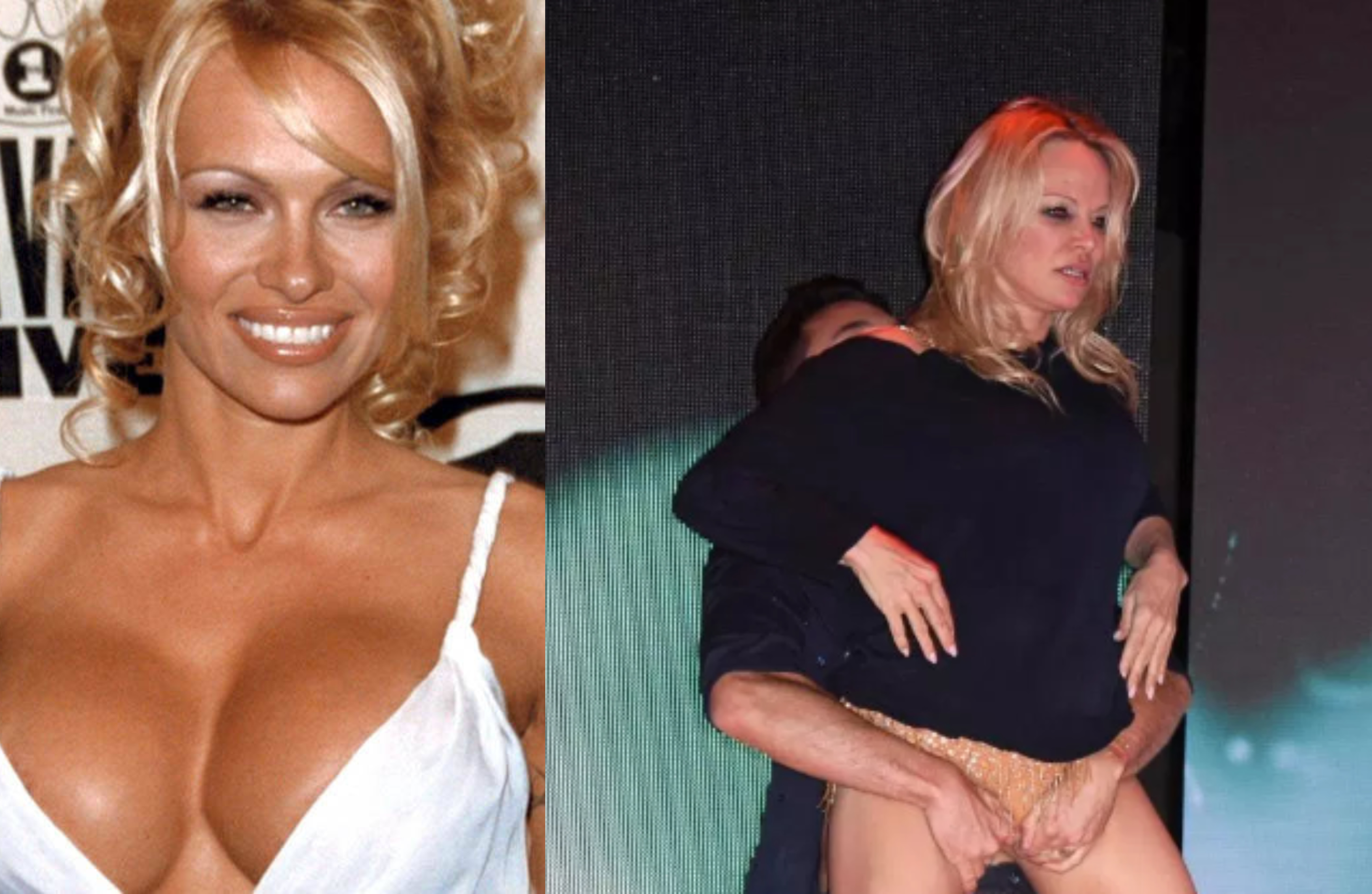 Criticaron a Pamela Anderson por explícito baile en un club
