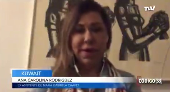 Exasistente de María Gabriela Chávez destapó denuncias de los diplomáticos venezolanos (Video)