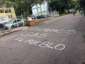 En Táchira, la calle habla a través de mensajes en el asfalto #9Jun (FOTOS)