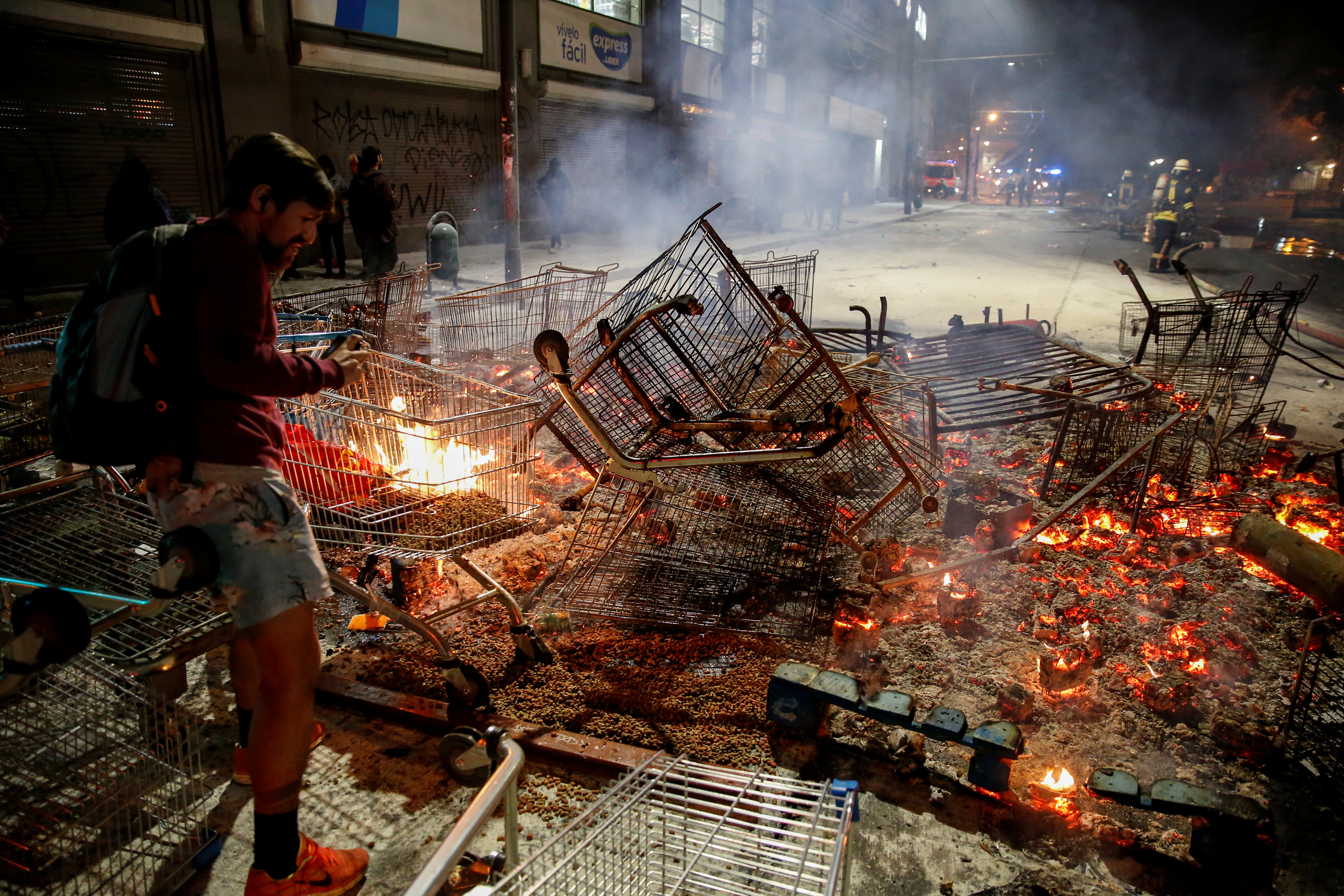 Protestas en Chile han generado pérdidas por más de mil 400 millones de dólares