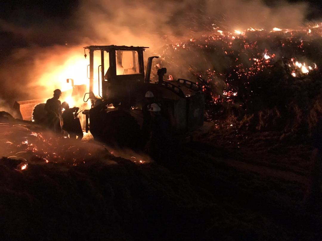 Incendio de gran magnitud consume alrededores de Central Azucarero en Portuguesa #14Mar
