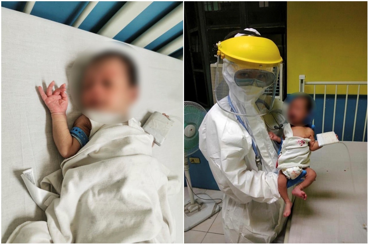 Bebé 16 días supera Covid-19 en Filipinas, el paciente de menor edad del mundo