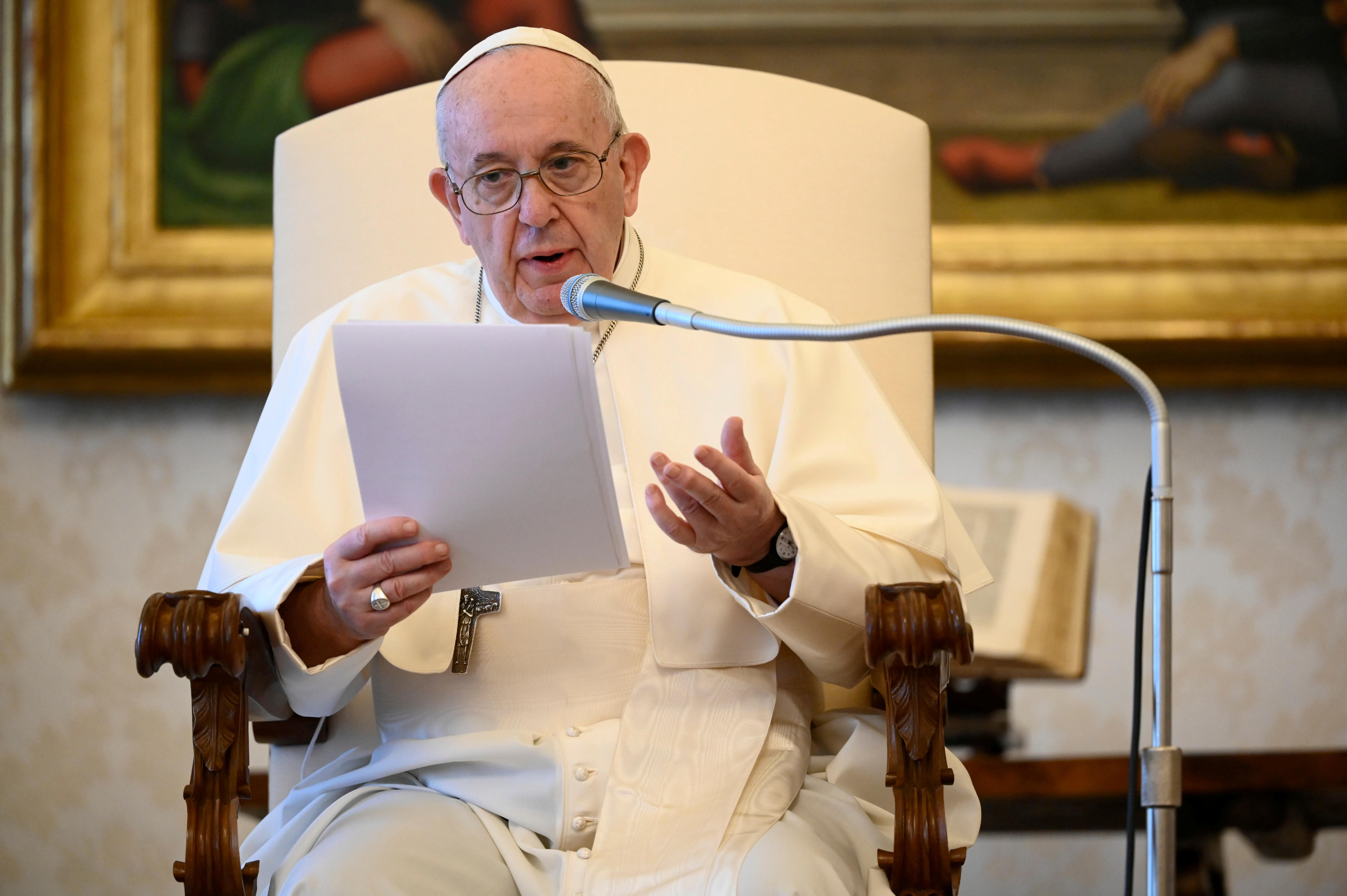El papa Francisco advirtió sobre las “patologías sociales” de la pandemia y urge a colaborar