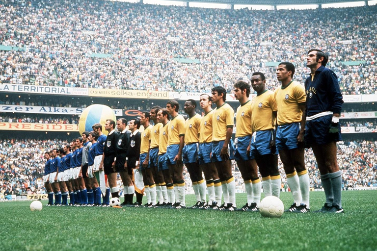 La Fifa mostró cómo habrían sido Messi, Neymar y Mbappé en el Mundial de 1970 (Fotos)