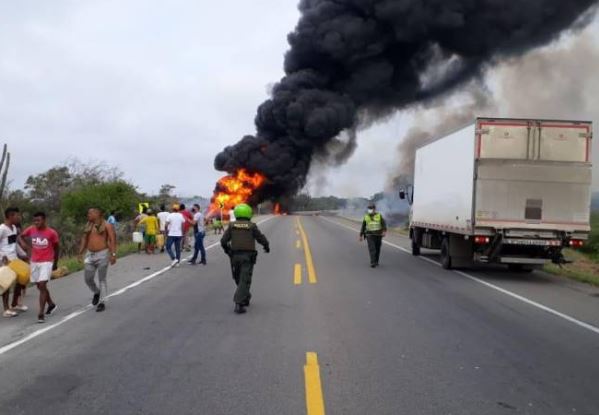 Aumentan a 41 los muertos por reciente explosión de camión cisterna en Colombia