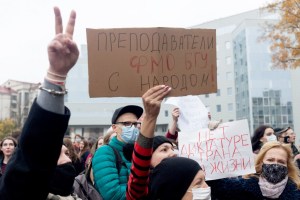 Comienza la huelga general en Bielorrusia con protestas y detenciones