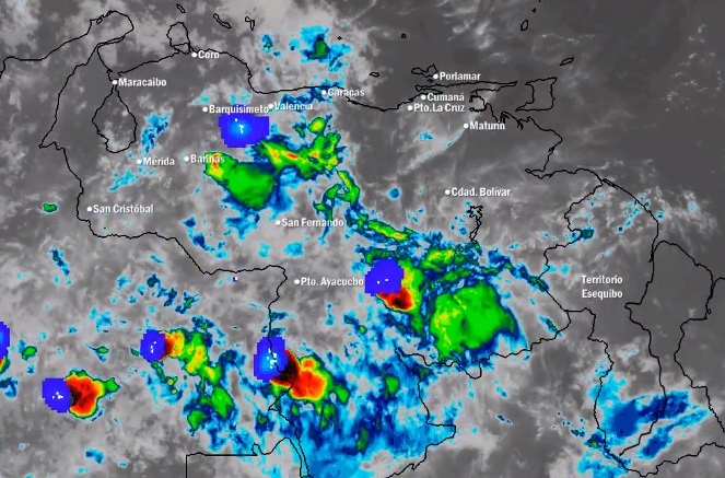 El estado del tiempo en Venezuela este miércoles #21Oct, según el Inameh