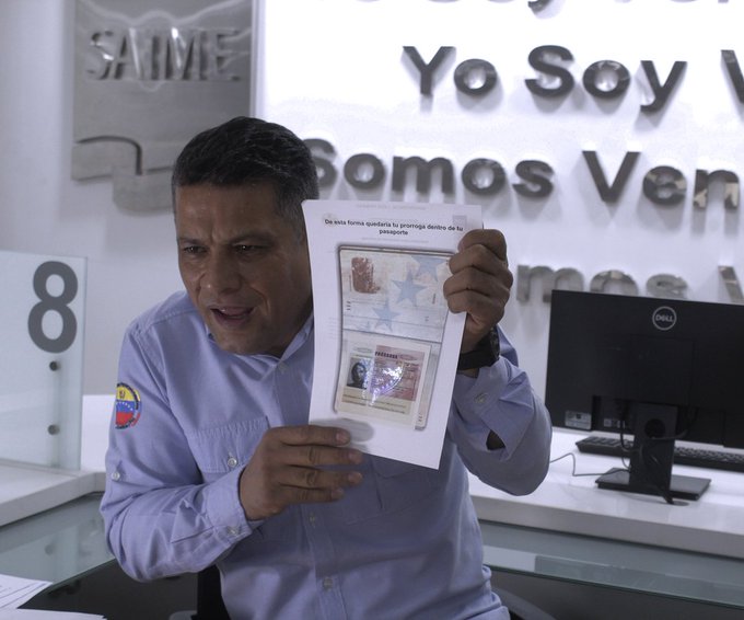 Saime cobrará 80 dólares por la entrega a domicilio de la prórroga del pasaporte a venezolanos en el exterior