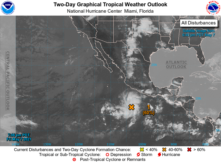Algunos estados de México en alerta tras la formación de la tormenta tropical Andrés