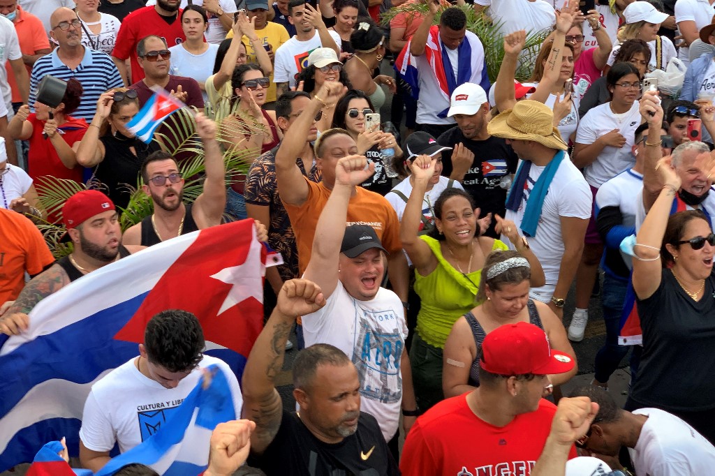 EEUU destacó el “derecho” de los cubanos a manifestarse de forma pacífica