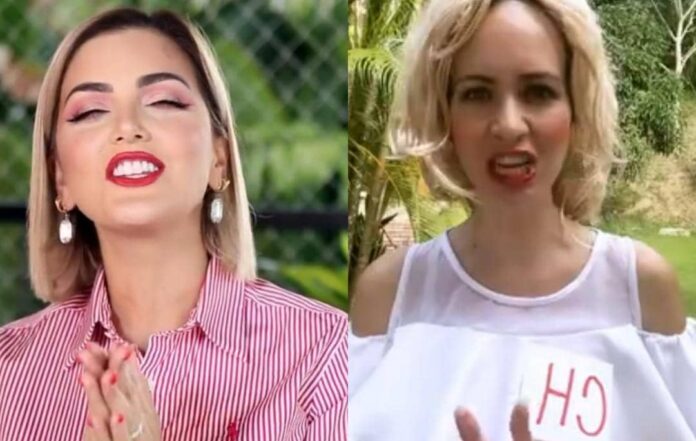 Alejandra Otero imitó el polémico video de Barbie Abreu