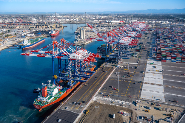 El Puerto de Long Beach completa el ultramoderno terminal de contenedores