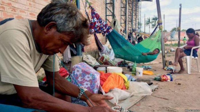 Waraos denuncian presunto envenenamiento de indígena en Porto Alegre Brasil