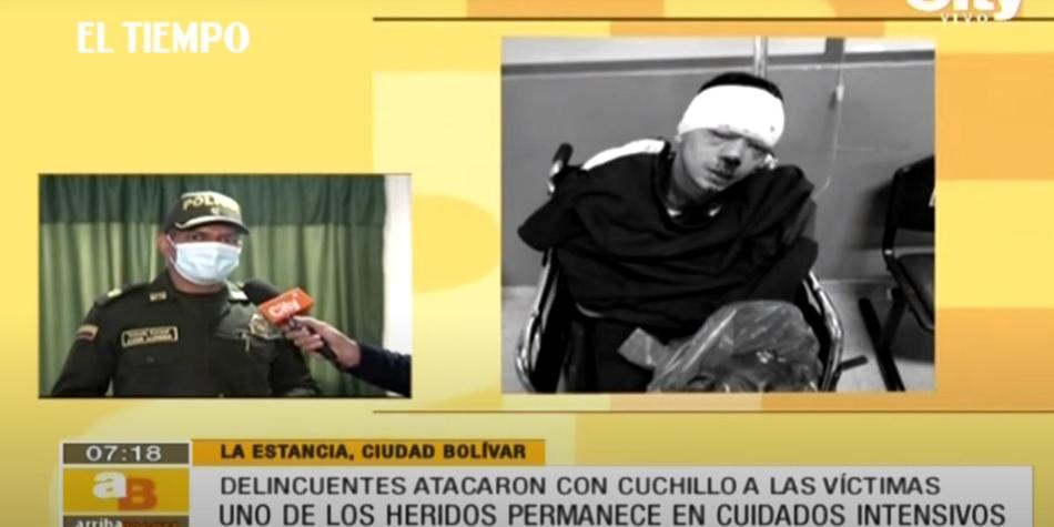Joven recibió una puñalada en la cabeza en robo masivo en el TransMilenio de Colombia