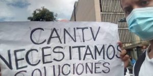 Jubilados de Cantv en Aragua exigieron al régimen el cumplimiento de su pensión