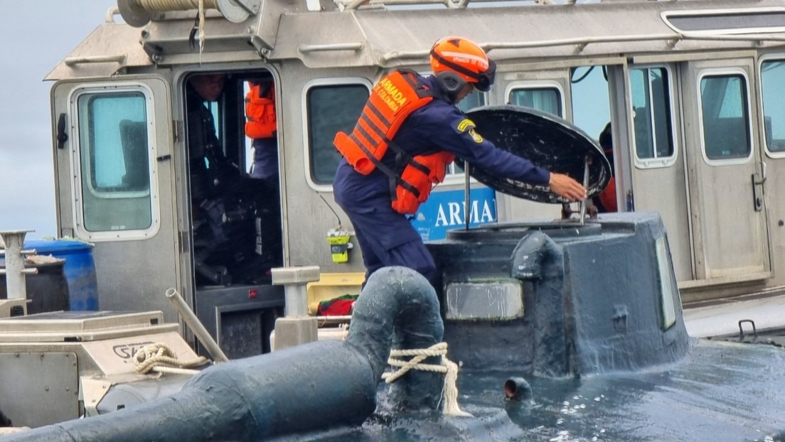 Interceptan en Colombia un narcosubmarino que transportaba el mayor cargamento de cocaína en dos años