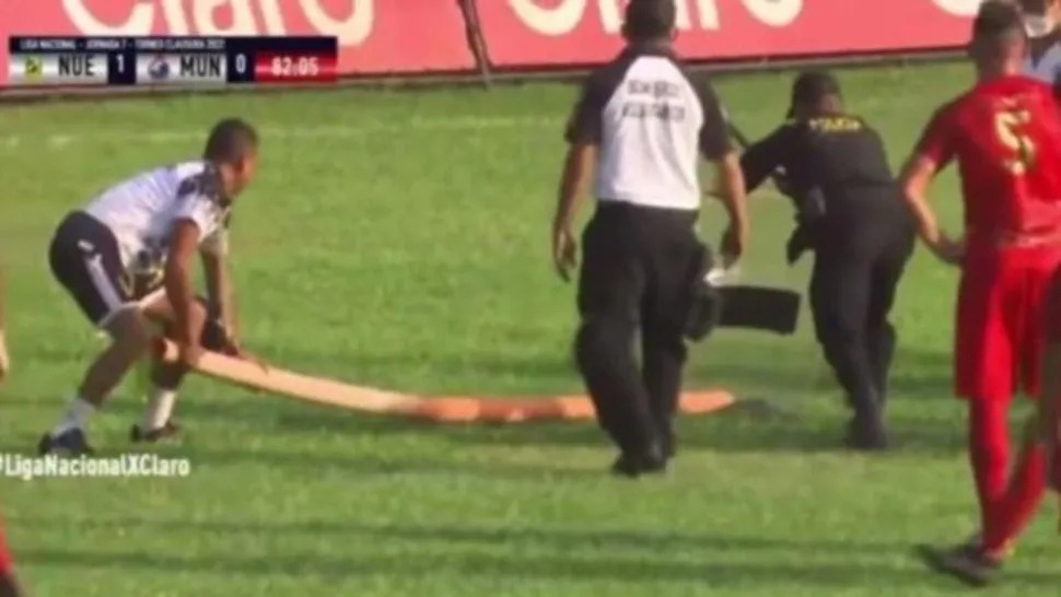 VIRAL: Gigantesca serpiente ingresó a pleno partido de fútbol y casi devora a los jugadores (VIDEO)