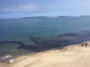 Derrame de hidrocarburos obligó al cierre de las playas de Lechería por 72 horas