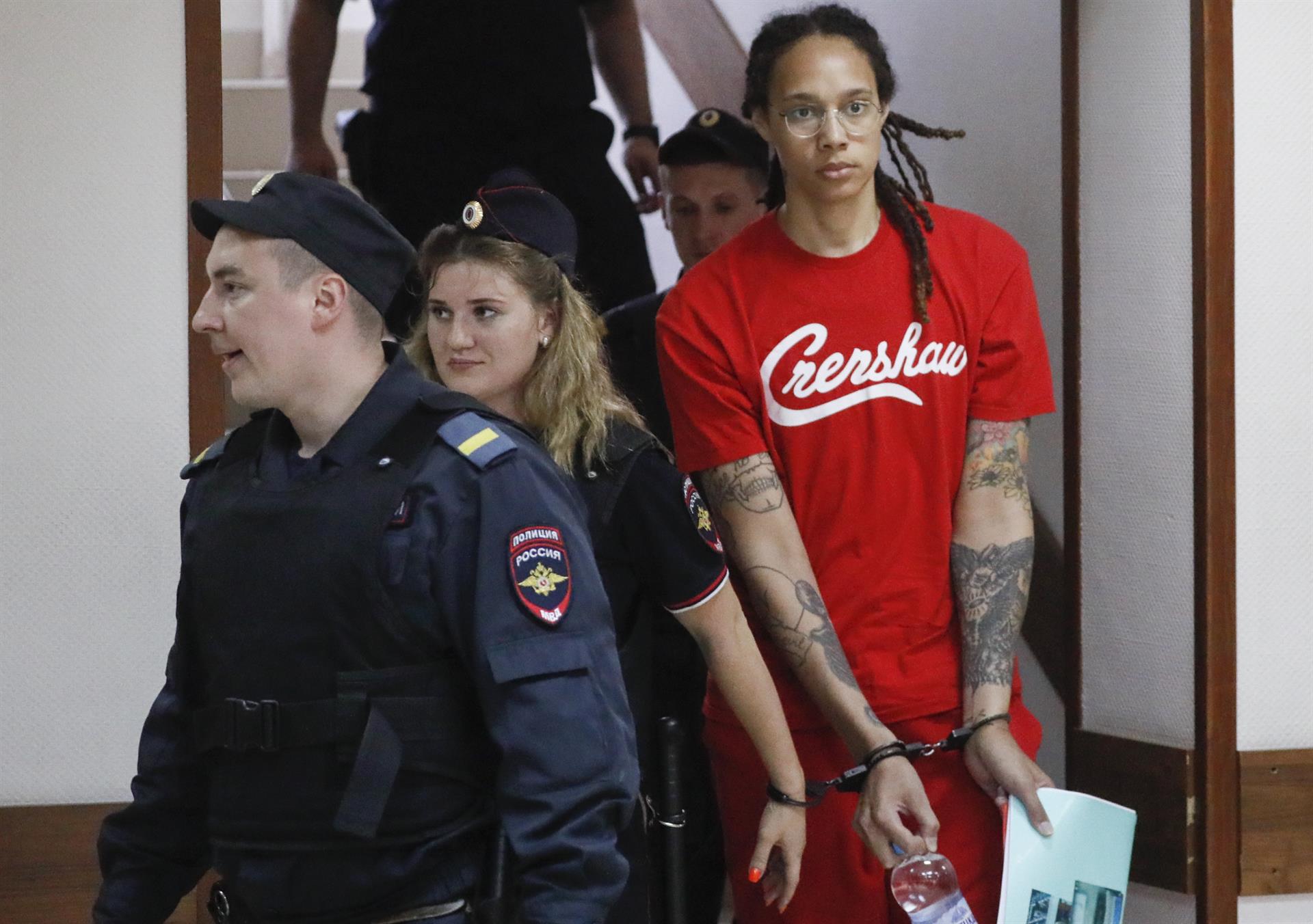 Fiscalía rusa pide más de 9 años de prisión contra la estrella del baloncesto estadounidense Brittney Griner