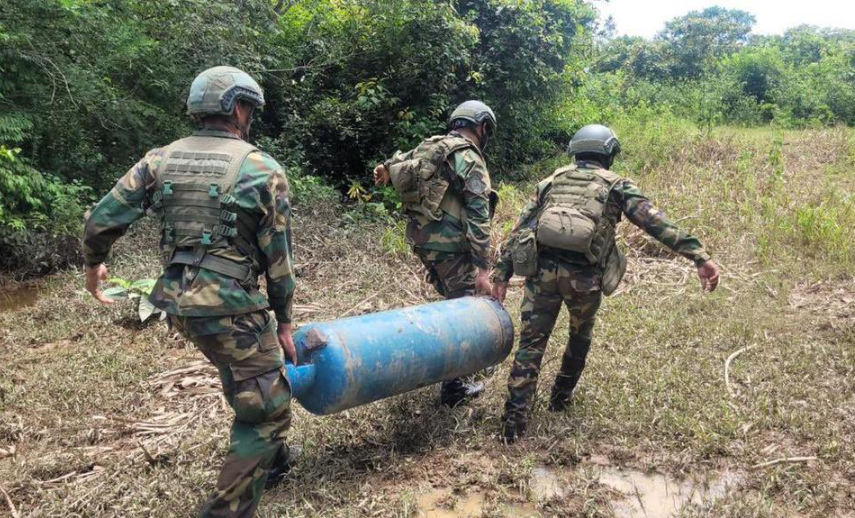 Fanb se adjudicó la desactivación de 150 kilos de explosivos en Apure