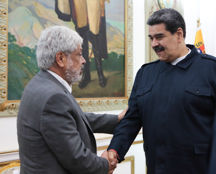 Maduro recibió en Miraflores al ministro colombiano de Comercio, Industria y Turismo (Fotos)