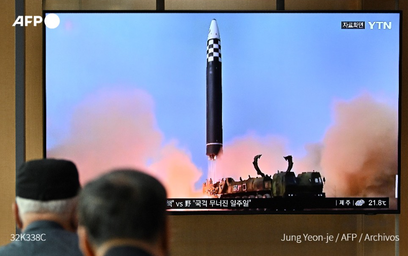 Corea del Norte dispara misil balístico no identificado