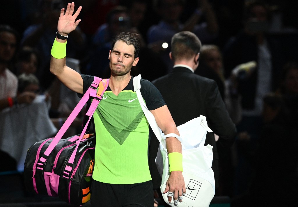 Rafael Nadal cayó en su primer partido en el Masters de París