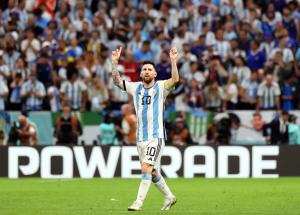 Messi igualó a Batistuta como máximo goleador argentino en los Mundiales