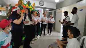 Fundaciones llevaron la alegría de la Navidad al Hospital Universitario de Mérida