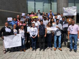 Fundehullan y aliados protestaron frente a la ONU para exigir mayor monitoreo de violaciones de DDHH en Venezuela