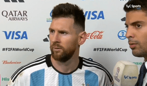 “¡Qué mirás, bobo!”: Messi se enojó y puso en su lugar a un mal perdedor (VIDEO)