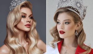 El incómodo momento entre las candidatas de Ucrania y Rusia en el Miss Universo (VIDEO)