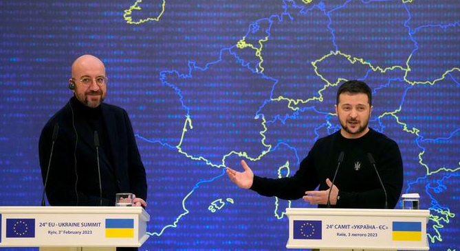 Zelenski se reúne en Bruselas con aliados de la UE, tras visita a París y Londres