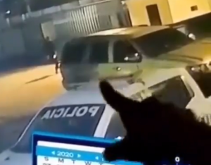 Filtraron VIDEO del “fantasma con vestido” que puso a temblar a policías en Carabobo