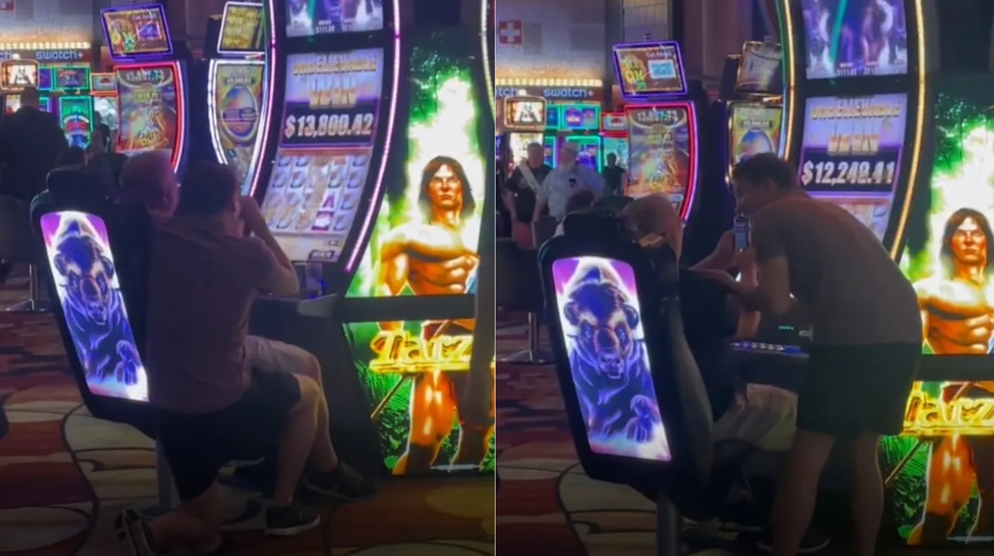 VIDEO: Ganó una fortuna en un casino de Las Vegas y su reacción se hizo VIRAL