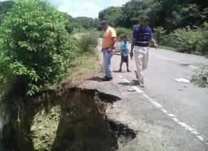Carretera entre Apure y Barinas está que “la miras y se cae”