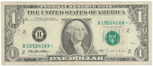 El billete de 1 dólar, que se puede vender por un dineral si se detecta este insólito error
