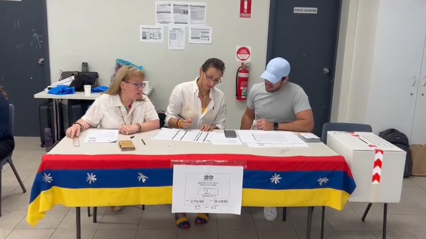 Comenzó la Primaria: venezolanos en Australia acuden a votar en Sidney