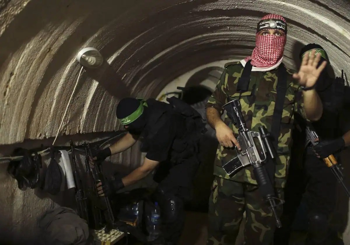 Hamás habría usado más de seis mil toneladas de hormigón para su red de túneles