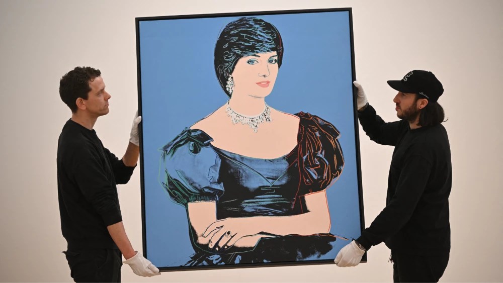 Subastarán el singular retrato que Andy Warhol hizo de la princesa Diana de Gales