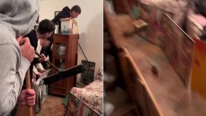 VIRAL: El ingenioso plan que idearon unos amigos para sacar a una rata de su casa (VIDEO)