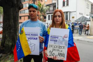 Diáspora venezolana en Colombia denunció impedimentos para inscribirse como votantes