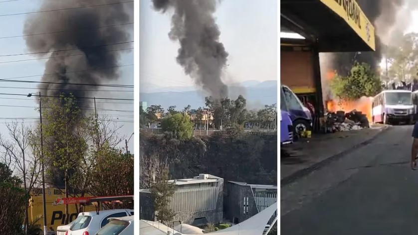 Tres muertos deja desplome de helicóptero privado en el sur de la Ciudad de México