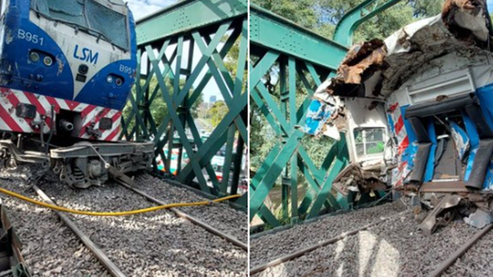 Horror en Buenos Aires: las primeras IMÁGENES del accidente de trenes en Palermo